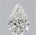 Diamante Natural 0.51 quilates, De pera , Color G, claridad IF y certificado GIA