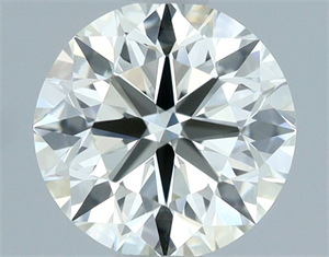 Picture of Natural Diamond 0.86 Carats, Round with Excellent Cut, I Color, VVS1 Clarity and Certified by IGI