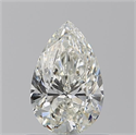 Natural Diamond 0.72 Carats, Pear with  Cut, J Color, SI1 Clarity and Certified by GIA