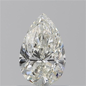 Picture of Natural Diamond 0.72 Carats, Pear with  Cut, J Color, SI1 Clarity and Certified by GIA