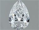Diamante Natural 0.91 quilates, De pera , Color E, claridad SI1 y certificado GIA