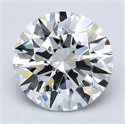 Diamante Natural 2.50 quilates, Redondo , Color H, claridad VVS2 y certificado GIA