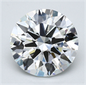 Diamante Natural 3.07 quilates, Redondo , Color G, claridad VVS1 y certificado GIA