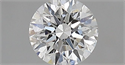 Natural Diamond 0.41 Carats, Round with Excellent Cut, F Color, VS2 Clarity and Certified by IGI