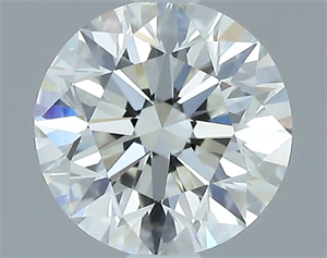 Picture of Natural Diamond 0.60 Carats, Round with Excellent Cut, J Color, VVS2 Clarity and Certified by GIA
