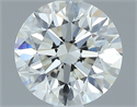 Natural Diamond 0.60 Carats, Round with Excellent Cut, J Color, VVS2 Clarity and Certified by GIA