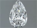Natural Diamond 0.90 Carats, Pear with  Cut, F Color, VVS2 Clarity and Certified by GIA