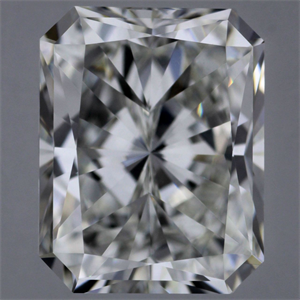 Picture of Natural Diamond 2.00 Carats, Radiant with  Cut, H Color, VVS2 Clarity and Certified by GIA