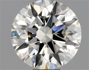 Foto Diamante Natural 0.47 quilates, Redondo , Color K, claridad VVS2 y certificado GIA de