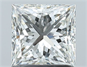 Natural Diamond 1.21 Carats, Princess with  Cut, H Color, VS2 Clarity and Certified by GIA