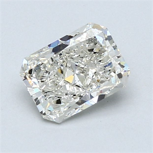 Picture of Natural Diamond 1.00 Carats, Radiant with  Cut, K Color, SI2 Clarity and Certified by GIA
