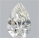 Natural Diamond 0.70 Carats, Pear with  Cut, H Color, VS1 Clarity and Certified by GIA