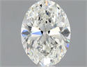 Natural Diamond 0.90 Carats, Oval with  Cut, G Color, VS1 Clarity and Certified by GIA