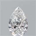 Diamante Natural 0.80 quilates, De pera , Color G, claridad VS1 y certificado GIA