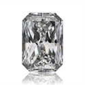 Natural Diamond 0.70 Carats, Radiant with  Cut, D Color, VS1 Clarity and Certified by GIA