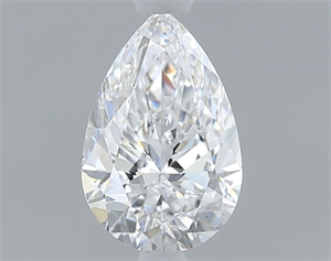 Foto Diamante Natural 0.41 quilates, De pera , Color D, claridad VS1 y certificado GIA de