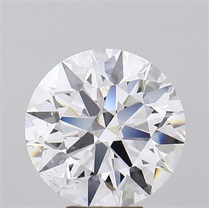 Picture of Lab Grown Diamond 6.73 Carats, Round with Ideal Cut, E Color, SI1 Clarity and Certified by IGI