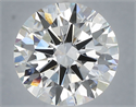 Lab Grown Diamond 6.01 Carats, Round with Excellent Cut, E Color, VVS2 Clarity and Certified by IGI