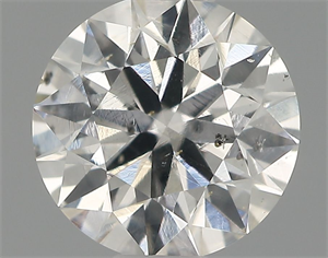 Picture of Natural Diamond 0.57 Carats, Round with Excellent Cut, F Color, SI2 Clarity and Certified by IGI