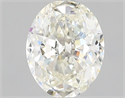 Natural Diamond 1.01 Carats, Oval with  Cut, J Color, VS1 Clarity and Certified by GIA