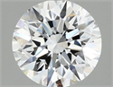 Lab Grown Diamond 2.01 Carats, Round with Excellent Cut, D Color, VVS2 Clarity and Certified by IGI