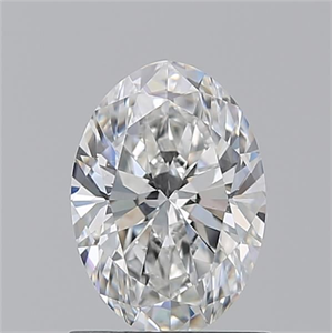 Picture of Natural Diamond 1.02 Carats, Oval with  Cut, F Color, VS2 Clarity and Certified by GIA