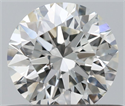 Natural Diamond 0.48 Carats, Round with Excellent Cut, G Color, SI1 Clarity and Certified by IGI