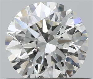 Picture of Natural Diamond 0.48 Carats, Round with Excellent Cut, G Color, SI1 Clarity and Certified by IGI