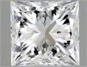 Natural Diamond 0.41 Carats, Princess with  Cut, E Color, VS1 Clarity and Certified by GIA