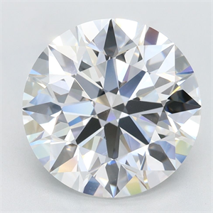 Picture of Lab Grown Diamond 3.56 Carats, Round with Excellent Cut, E Color, VVS1 Clarity and Certified by GIA