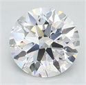 Del inventario de diamantes de laboratorio, 2.06 quilates, Redondo , Color D, claridad IF y certificado IGI
