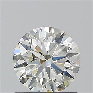 Picture of Natural Diamond 0.90 Carats, Round with Excellent Cut, K Color, VVS1 Clarity and Certified by GIA