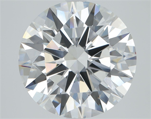 Picture of Lab Grown Diamond 2.11 Carats, Round with Ideal Cut, E Color, VS2 Clarity and Certified by IGI