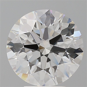 Picture of Lab Grown Diamond 4.57 Carats, Round with Ideal Cut, E Color, VVS2 Clarity and Certified by IGI