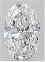 Diamante Natural 1.20 quilates, Ovalado , Color D, claridad SI2 y certificado GIA