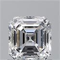 Natural Diamond 1.01 Carats, Asscher with  Cut, E Color, VS2 Clarity and Certified by GIA