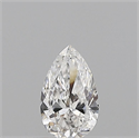Diamante Natural 0.50 quilates, De pera , Color F, claridad VS1 y certificado GIA