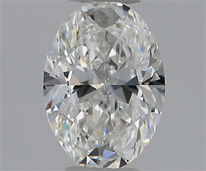 Picture of Natural Diamond 0.50 Carats, Oval with  Cut, G Color, SI2 Clarity and Certified by GIA