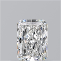 Diamante Natural 0.51 quilates, Radiante , Color F, claridad IF y certificado GIA