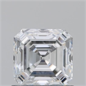 Diamante Natural 1.01 quilates, Asscher , Color D, claridad VVS1 y certificado GIA
