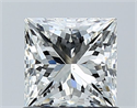 Diamante Natural 1.01 quilates, Princesa , Color G, claridad SI1 y certificado GIA
