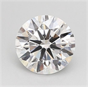 Lab Grown Diamond 1.05 Carats, Round with Ideal Cut, D Color, VVS2 Clarity and Certified by IGI