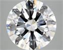 Lab Grown Diamond 6.92 Carats, Round with Ideal Cut, F Color, VVS2 Clarity and Certified by IGI