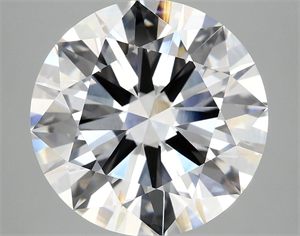 Picture of Lab Grown Diamond 6.92 Carats, Round with Ideal Cut, F Color, VVS2 Clarity and Certified by IGI