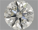 Diamante Natural 1.10 quilates, Redondo , Color N, claridad VS2 y certificado GIA