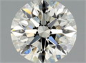 Natural Diamond 0.90 Carats, Round with Excellent Cut, I Color, VS2 Clarity and Certified by GIA
