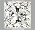 Natural Diamond 0.83 Carats, Princess with  Cut, I Color, IF Clarity and Certified by IGI
