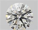 Natural Diamond 0.59 Carats, Round with Excellent Cut, G Color, SI1 Clarity and Certified by GIA