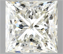 Natural Diamond 0.90 Carats, Princess with  Cut, I Color, VS1 Clarity and Certified by IGI
