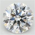Lab Grown Diamond 3.69 Carats, Round with Ideal Cut, D Color, VVS1 Clarity and Certified by IGI